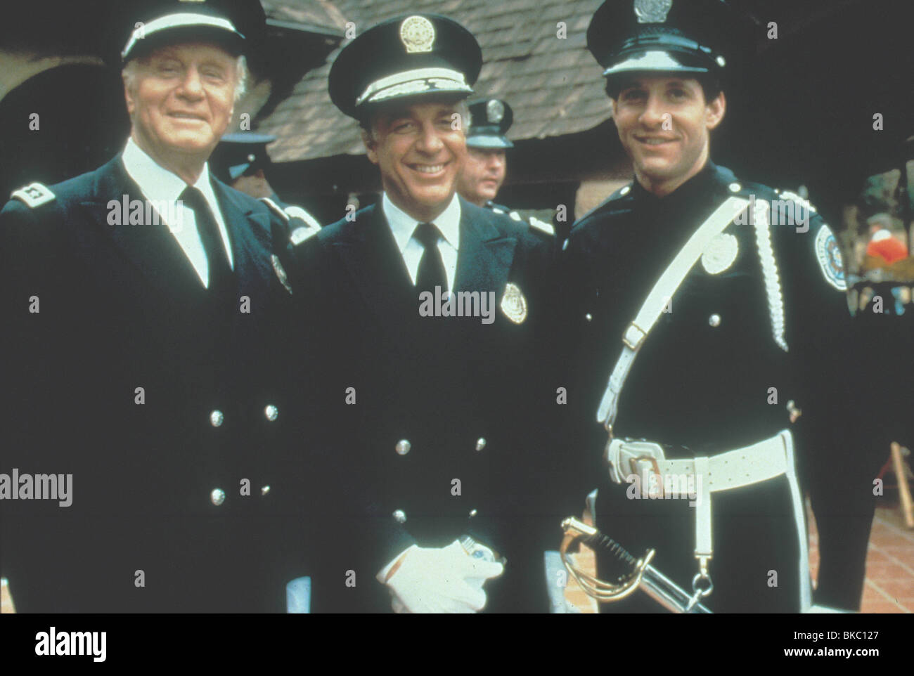 POLICE ACADEMY 2: THEIR FIRST ASSIGNMENT (1985) GEORGE GAYNES, HOWARD  HESSEMAN, STEVE GUTTENBERG PA2 005 Stock Photo - Alamy