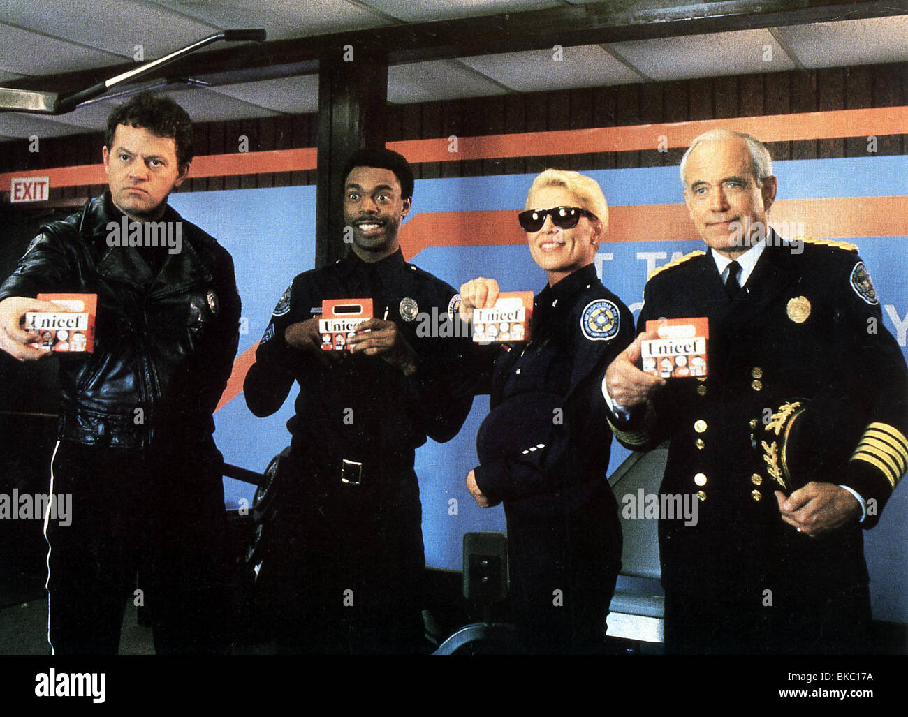 POLICE ACADEMY 6: CITY UNDER SIEGE (1989) DAVID GRAF, MICHAEL WINSLOW,  LESLIE EASTERBOOK, GEORGE R ROBERTSON PA6 001FOH Stock Photo - Alamy