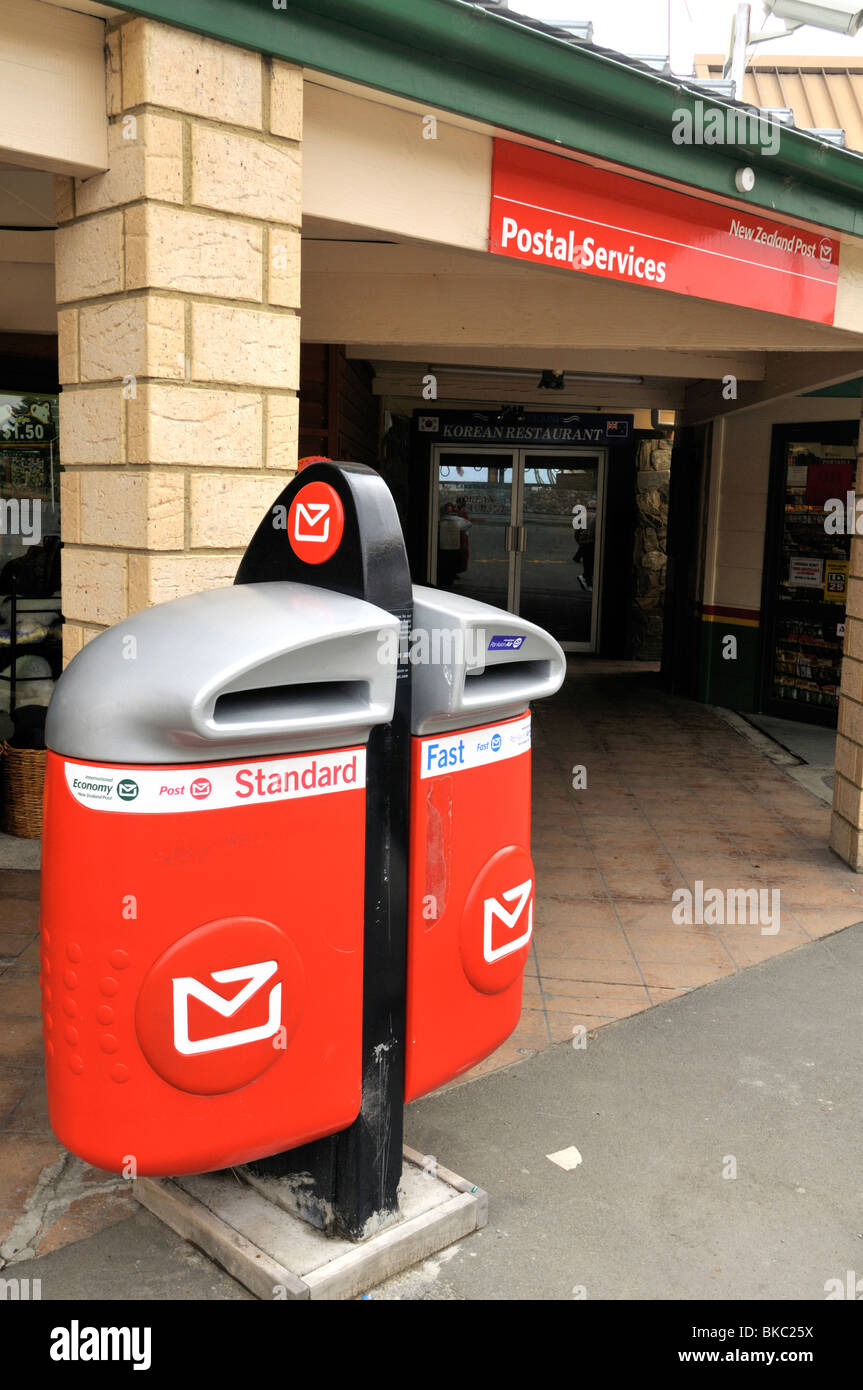 Letter box outside Tekapo Post Office. New Zealand Stock Photo Alamy