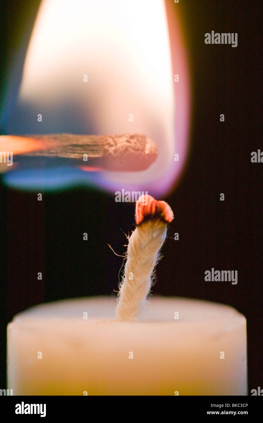 Lighting a candle hires stock photography and images Alamy