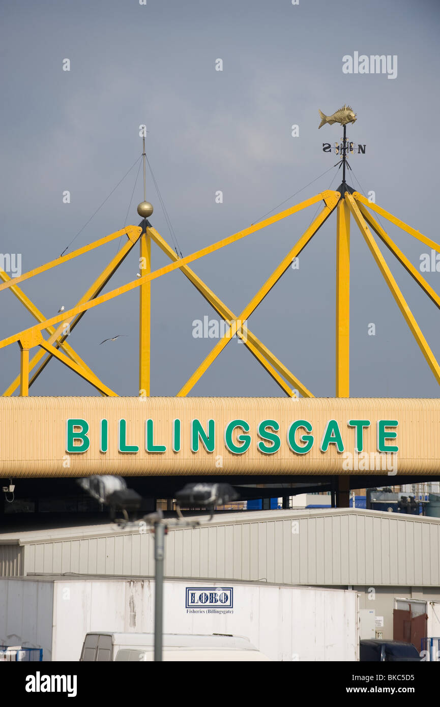 Billingsgate fish market in London E14 by Canary Wharf, spring 2010