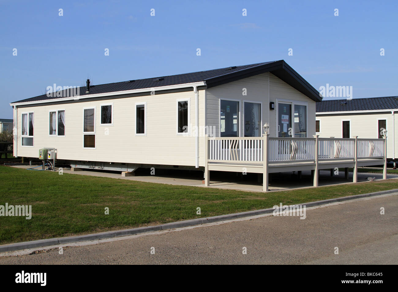 Caravan Site Scene Stock Photos Caravan Site Scene Stock Images