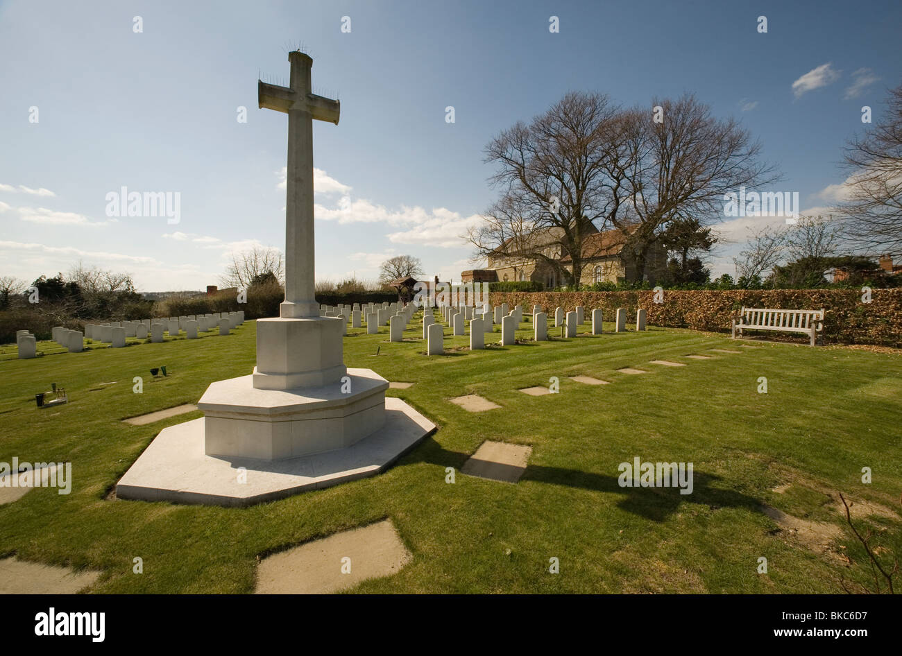 Shotley Royal Naval Cemetery,Shotley, Stock Photo