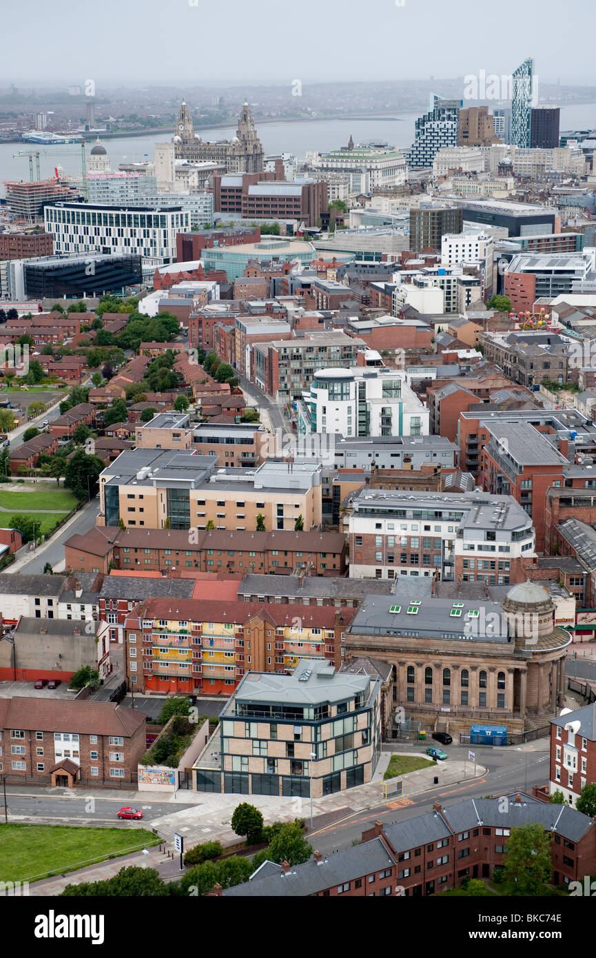 Liverpool city aerial hires stock photography and images Alamy