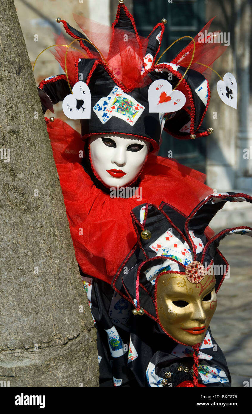 Venice carnival mask jester hi-res stock photography and images - Alamy