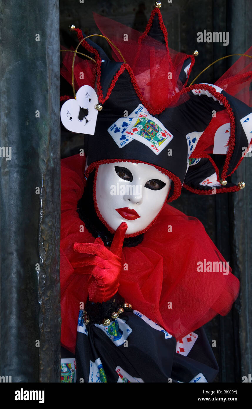 Venice carnival mask jester hi-res stock photography and images - Alamy
