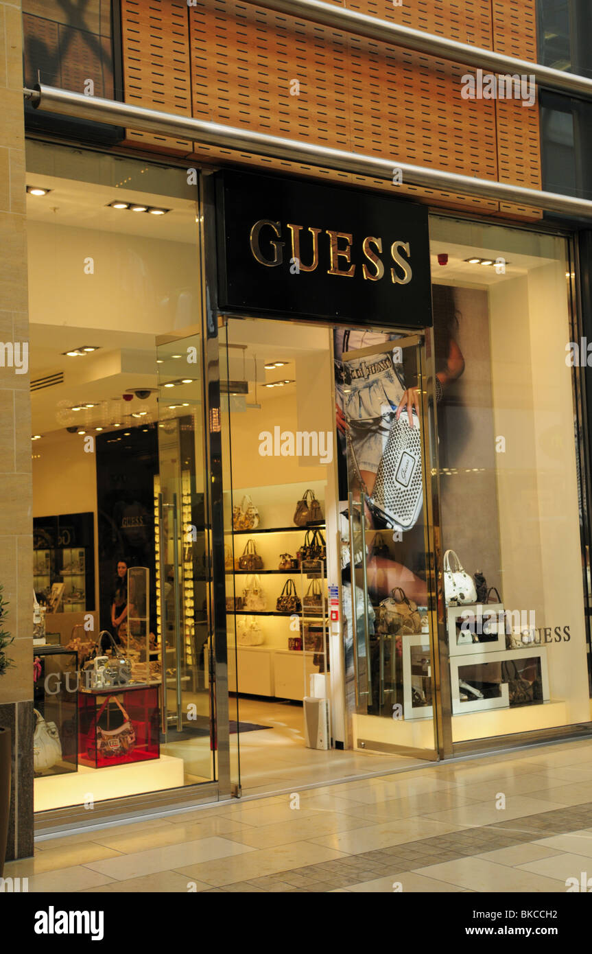 Guess Handbag Shop, Grand Arcade Shopping UK Stock Photo - Alamy