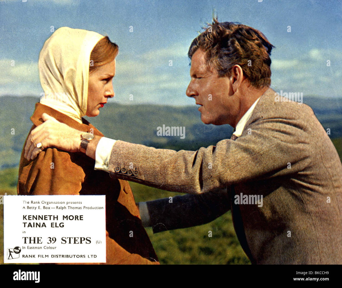 THE 39 STEPS (1959) THE THIRTY NINE STEPS (ALT) TAINA ELG, KENNETH MORE TNST 009FOH Stock Photo