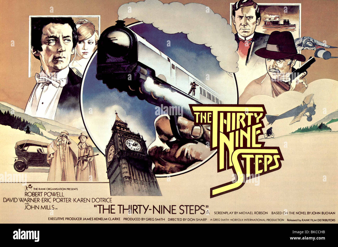 THE 39 STEPS (1978) THE THIRTY NINE STEPS (ALT) POSTER 39S 001PP Stock Photo