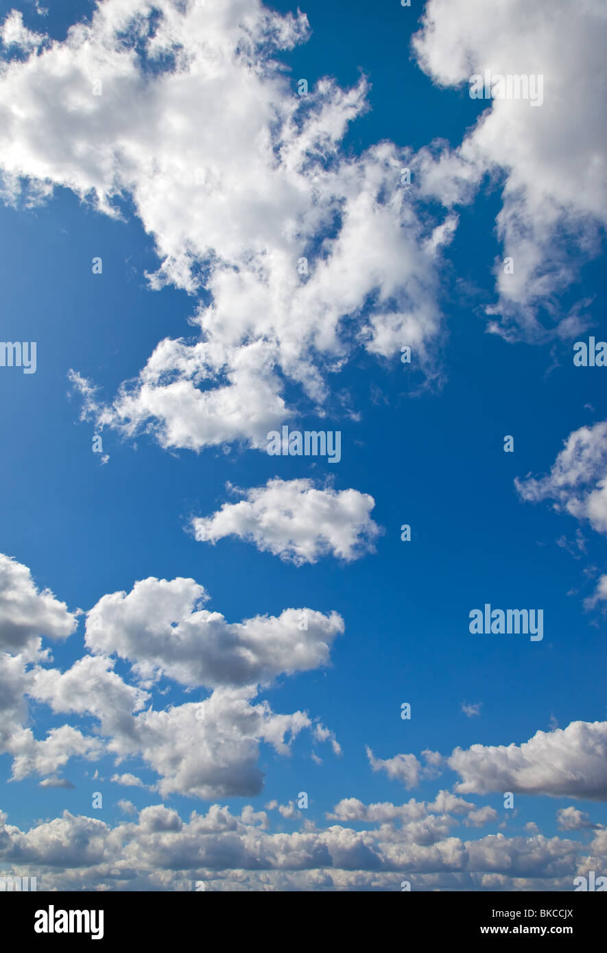 Beautiful blue sky with white clouds as background Stock Photo - Alamy