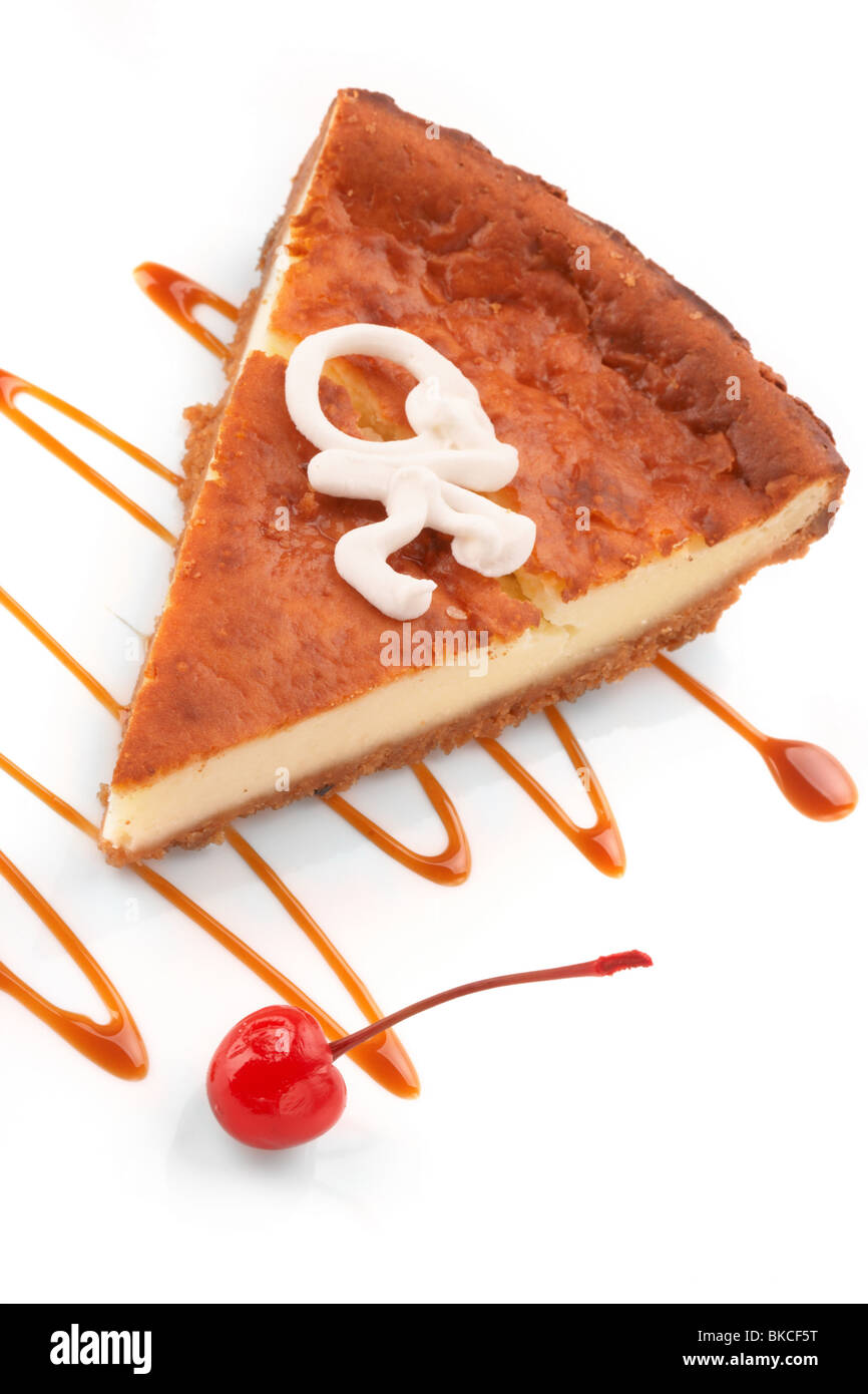 Tasty cheesecake Stock Photo