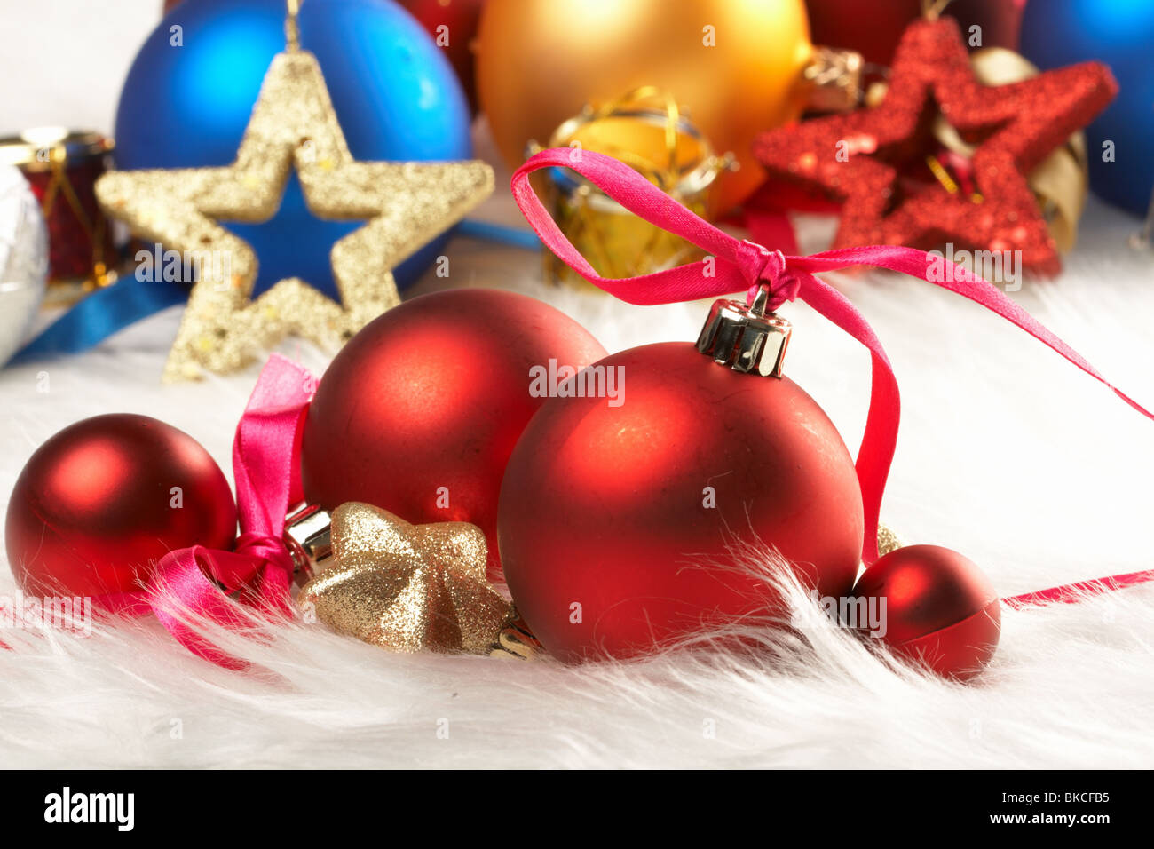 Blue and gold christmas background hi-res stock photography and images ...