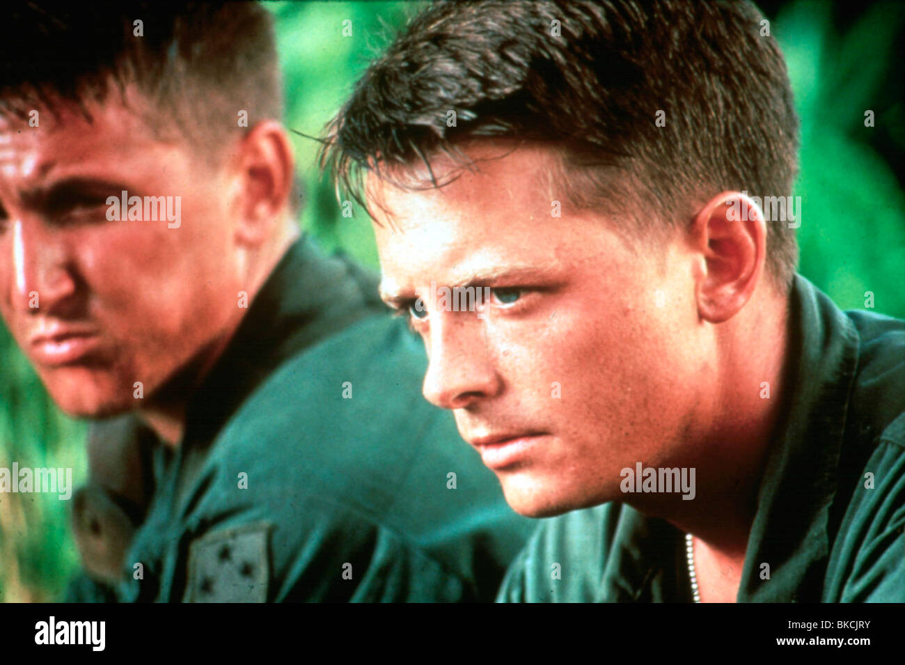 CASUALTIES OF WAR (1989) SEAN PENN, MICHAEL J FOX CSW 001 Stock Photo