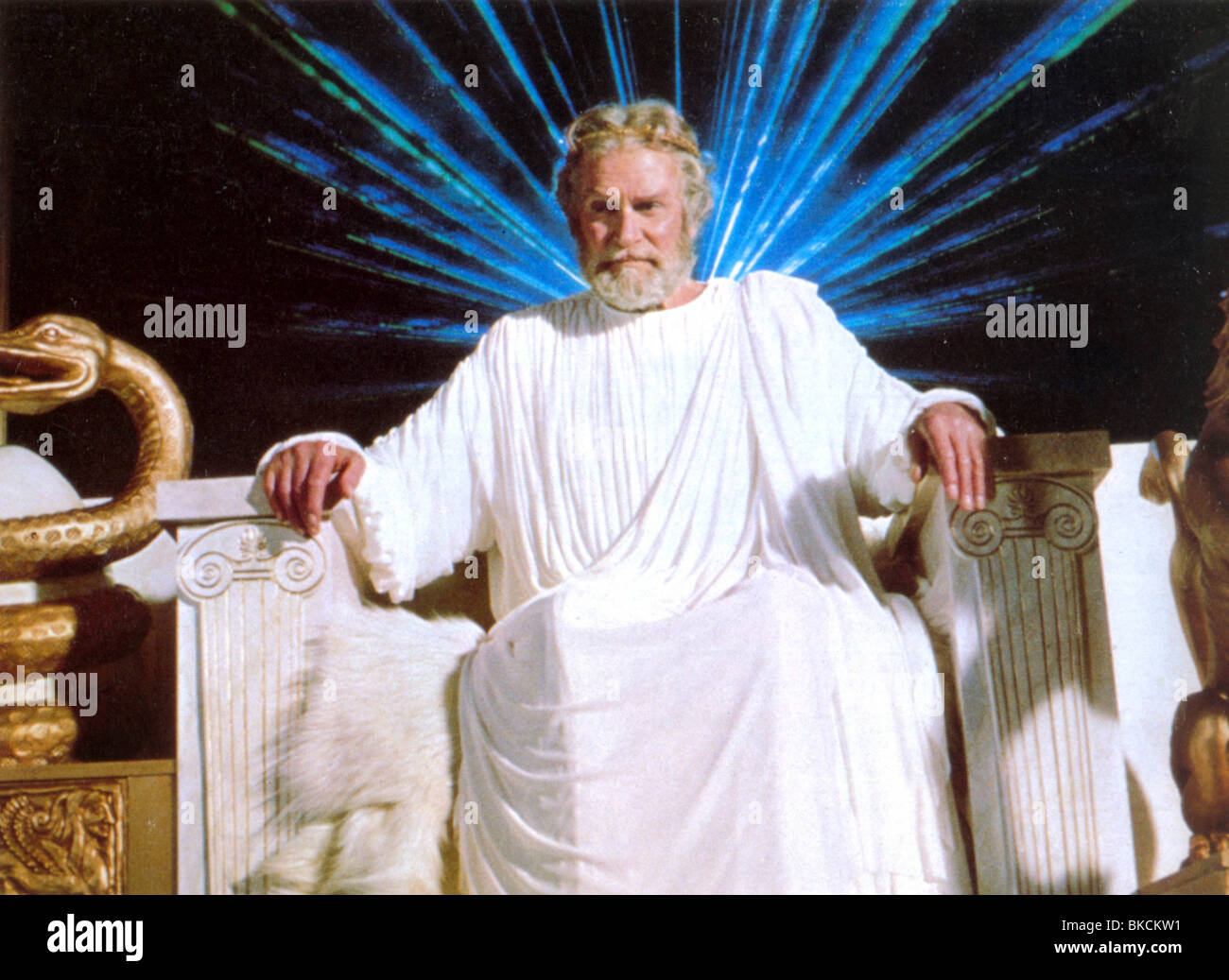 CLASH OF THE TITANS (1981) LAURENCE OLIVIER CLTT 004FOH Stock Photo
