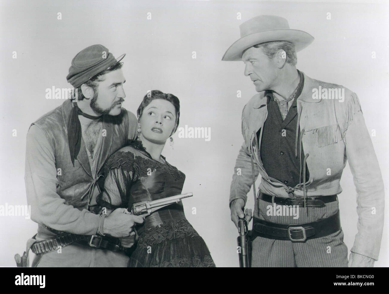 DALLAS (1950) STEVE COCHRAN, RUTH ROMAN, GARY COOPER DLLS 005P Stock Photo