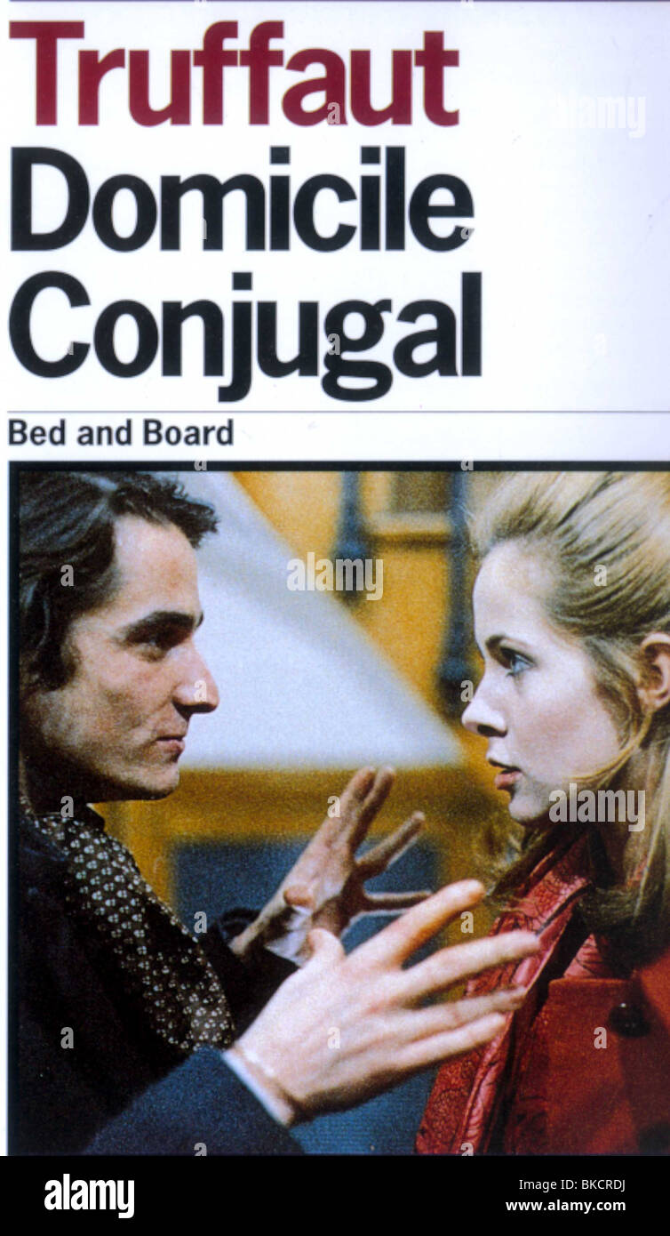 DOMICILE CONJUGAL (1970) POSTER DMCJ 001VS Stock Photo