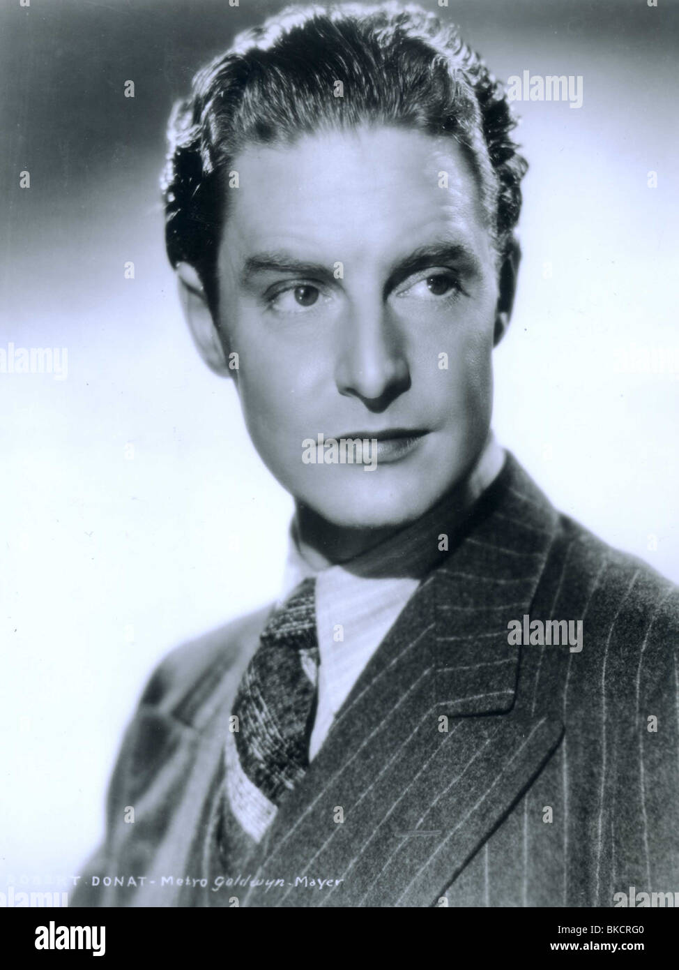 ROBERT DONAT PORTRAIT Stock Photo