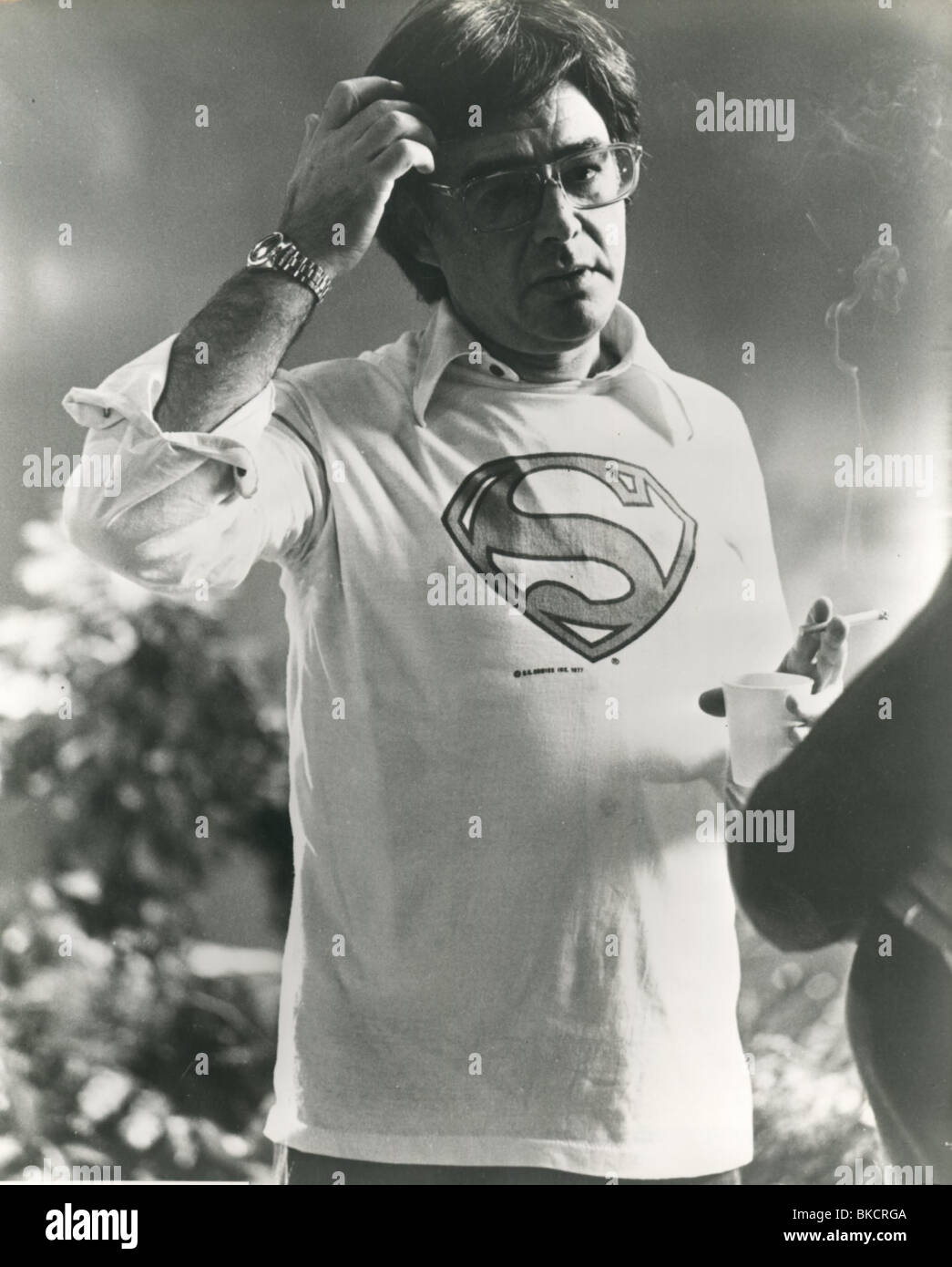 RICHARD DONNER (DIR) O/S 'SUPERMAN' (1978) DONN 003P Stock Photo