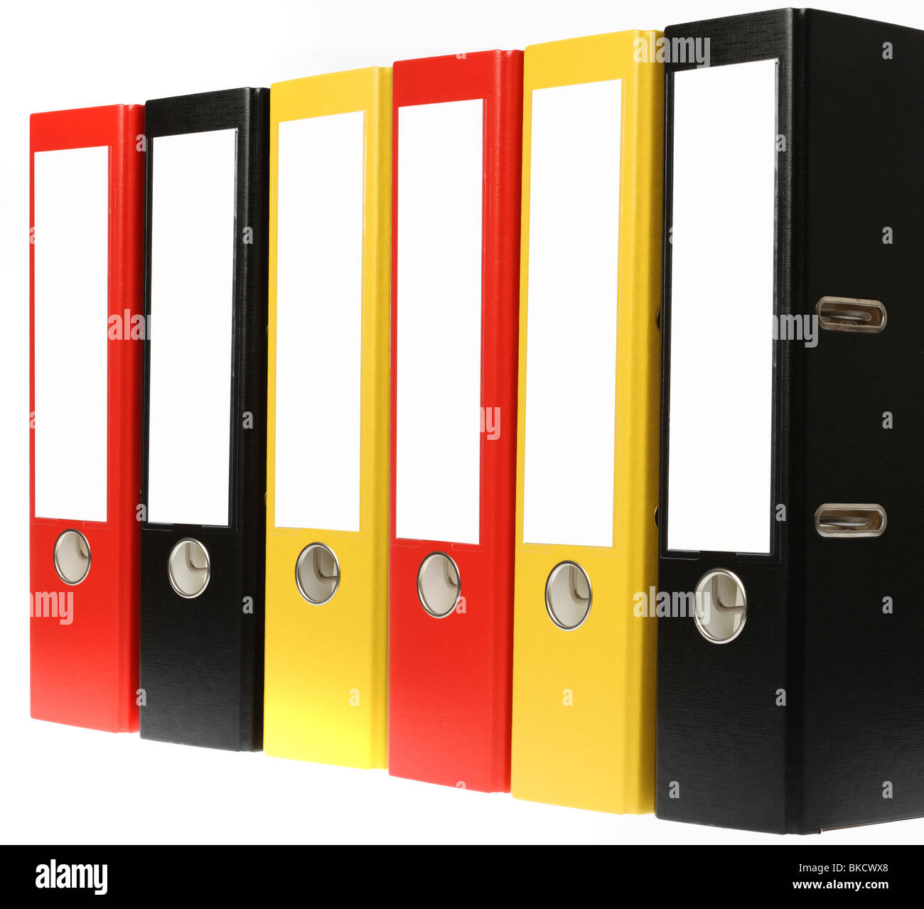 Document file, box file, office supply, paperwork. filing folder. Stock Photo