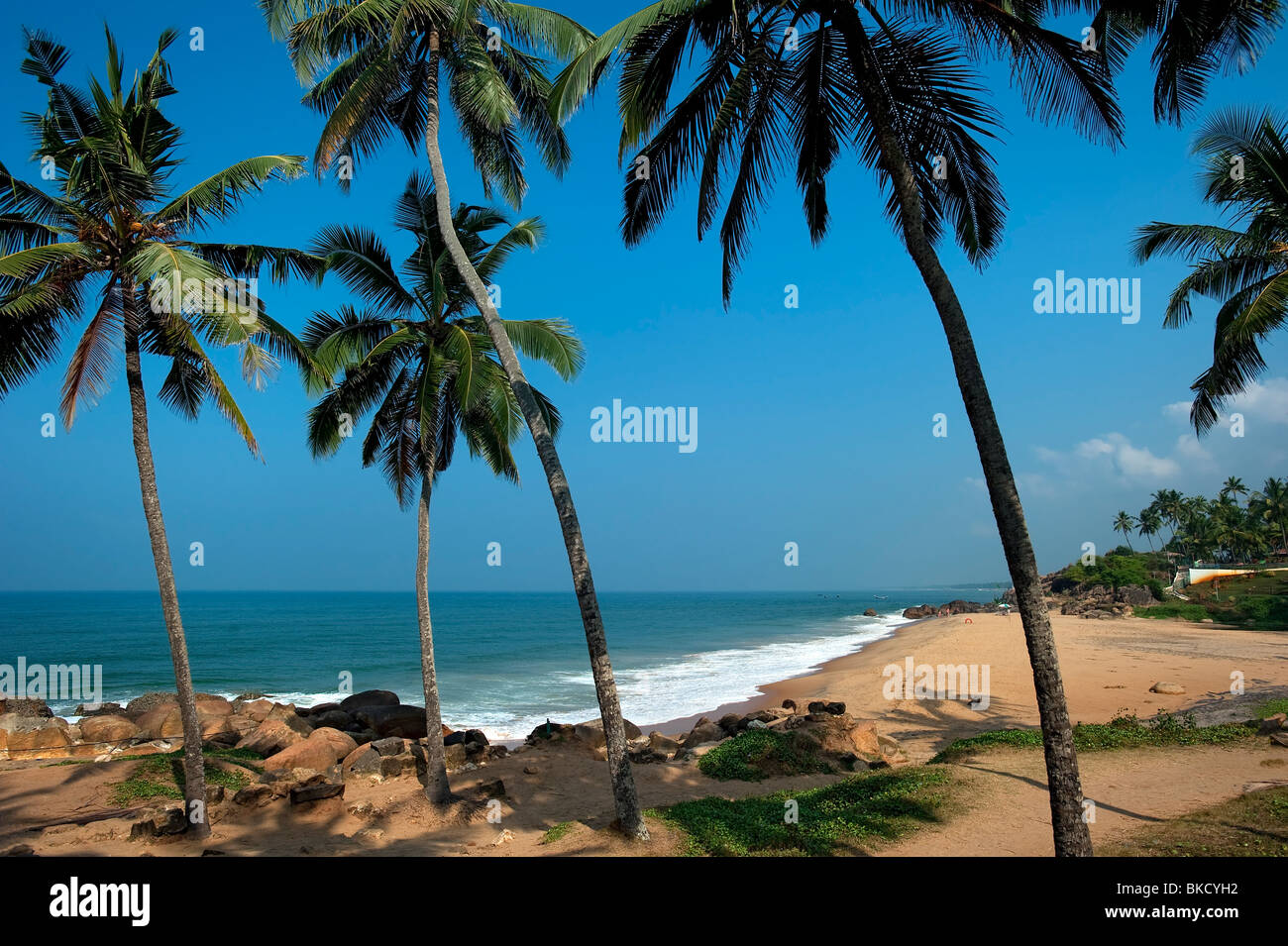 Samudra Beach, Kovalam, Kerala, India Stock Photo