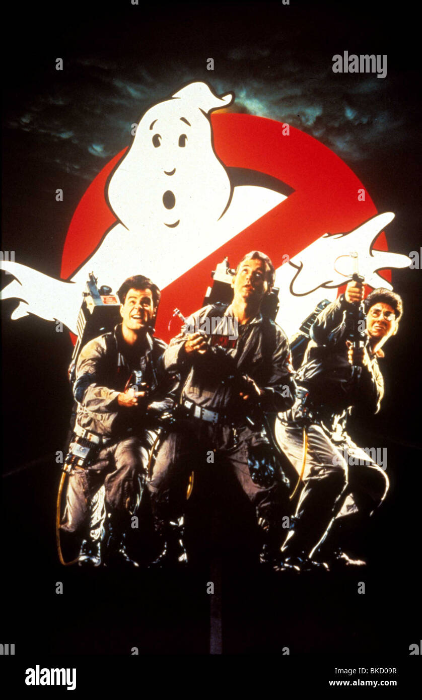 GHOSTBUSTERS -1984 POSTER Stock Photo