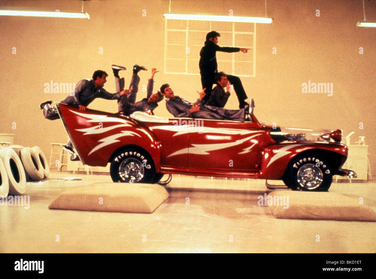 GREASE -1978 JOHN TRAVOLTA Stock Photo