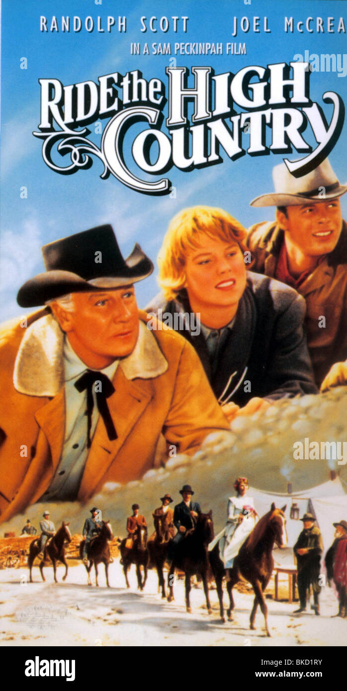 GUNS IN THE AFTERNOON (1962) RIDE THE HIGH COUNTRY POSTER GITA 001VS Stock Photo