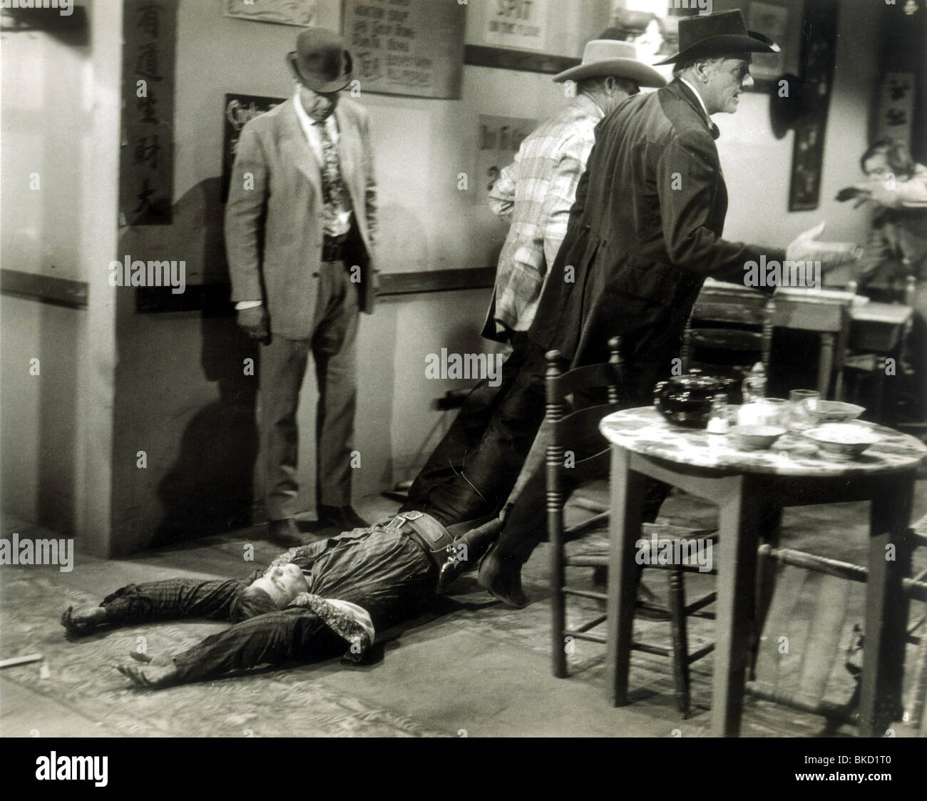 GUNS IN THE AFTERNOON (1962) RIDE THE HIGH COUNTRY (ALT) RON STARR, RANDOLPH SCOTT, JOEL MCCREA GITA 002P Stock Photo