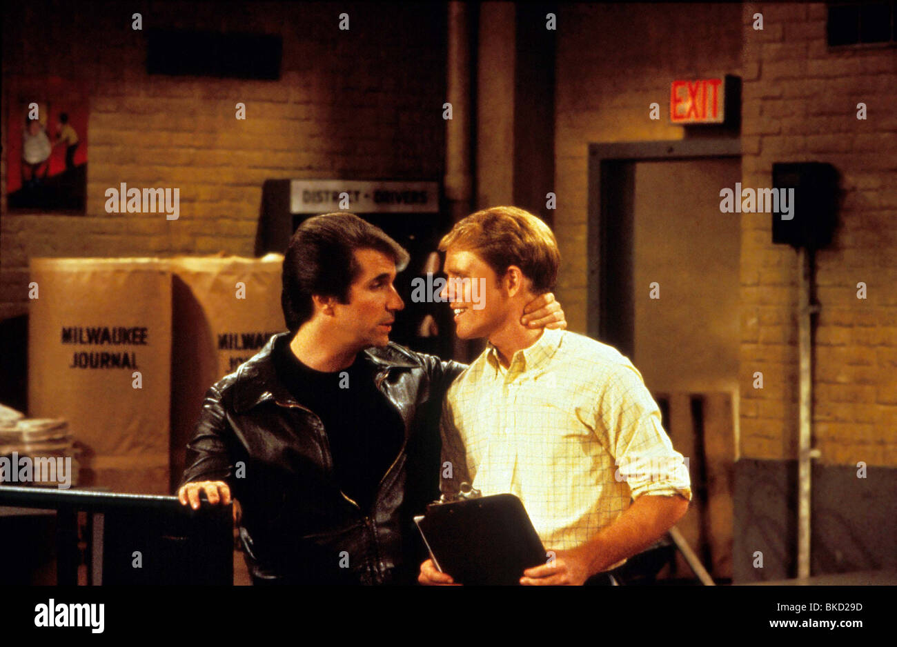 HAPPY DAYS (TV - 1974) HENRY WINKLER, RON HOWARD HPD 002 Stock Photo