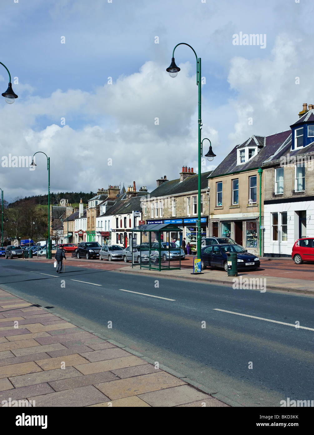 Biggar High Street , South Lanarkshire , Scotland Stock Photo Alamy