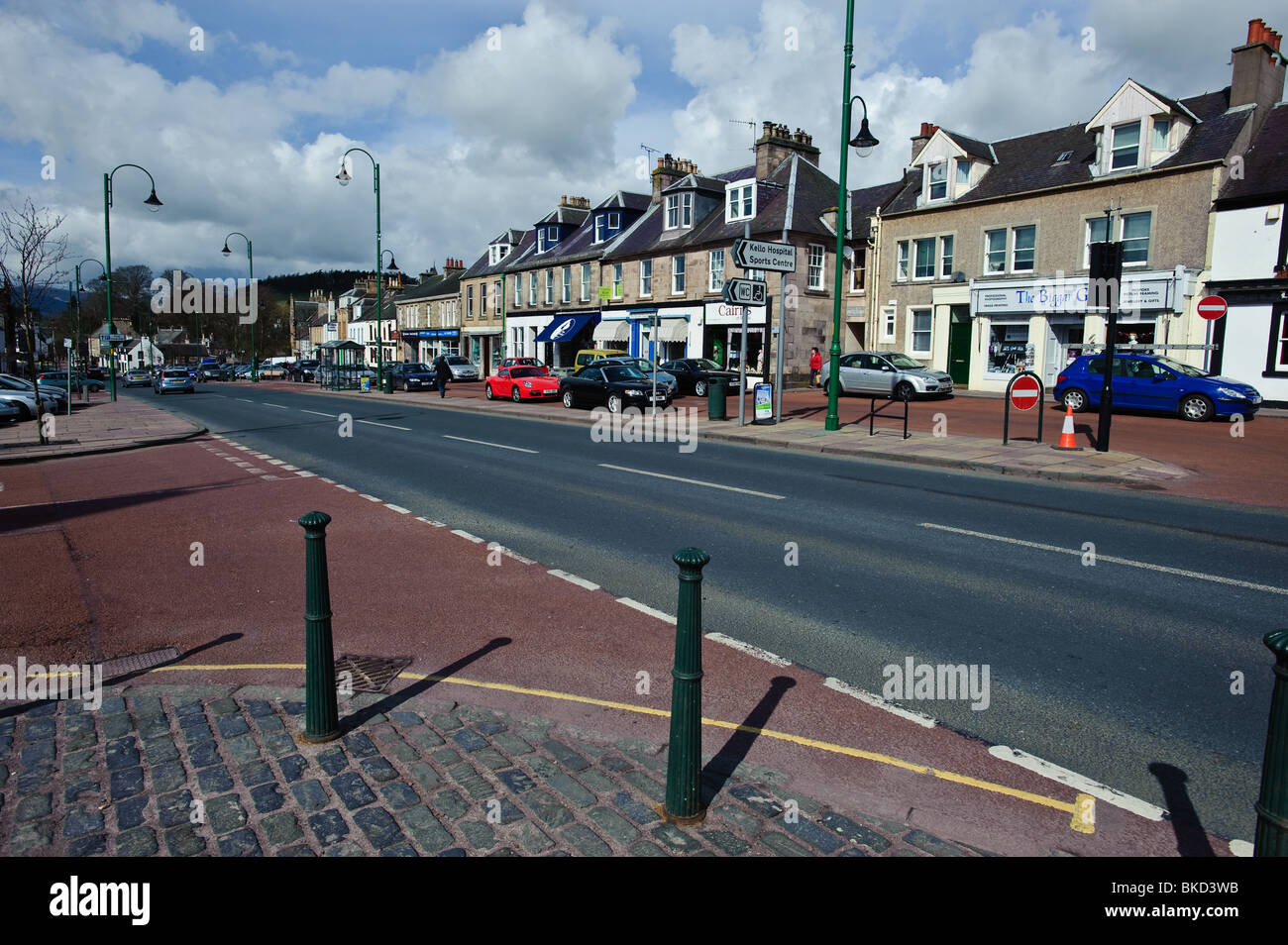 Biggar High Street , South Lanarkshire , Scotland Stock Photo Alamy
