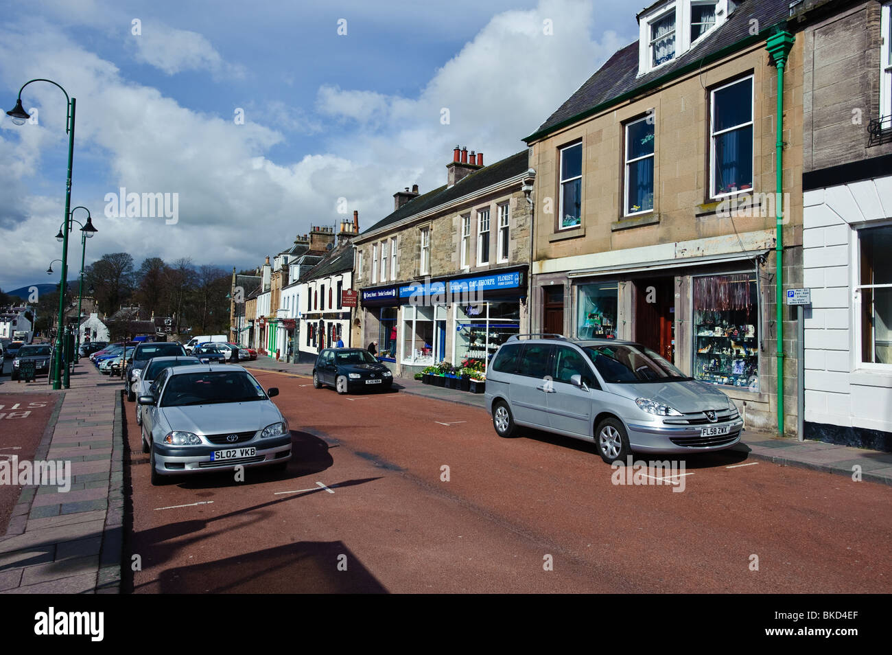 Biggar High Street , South Lanarkshire , Scotland Stock Photo Alamy