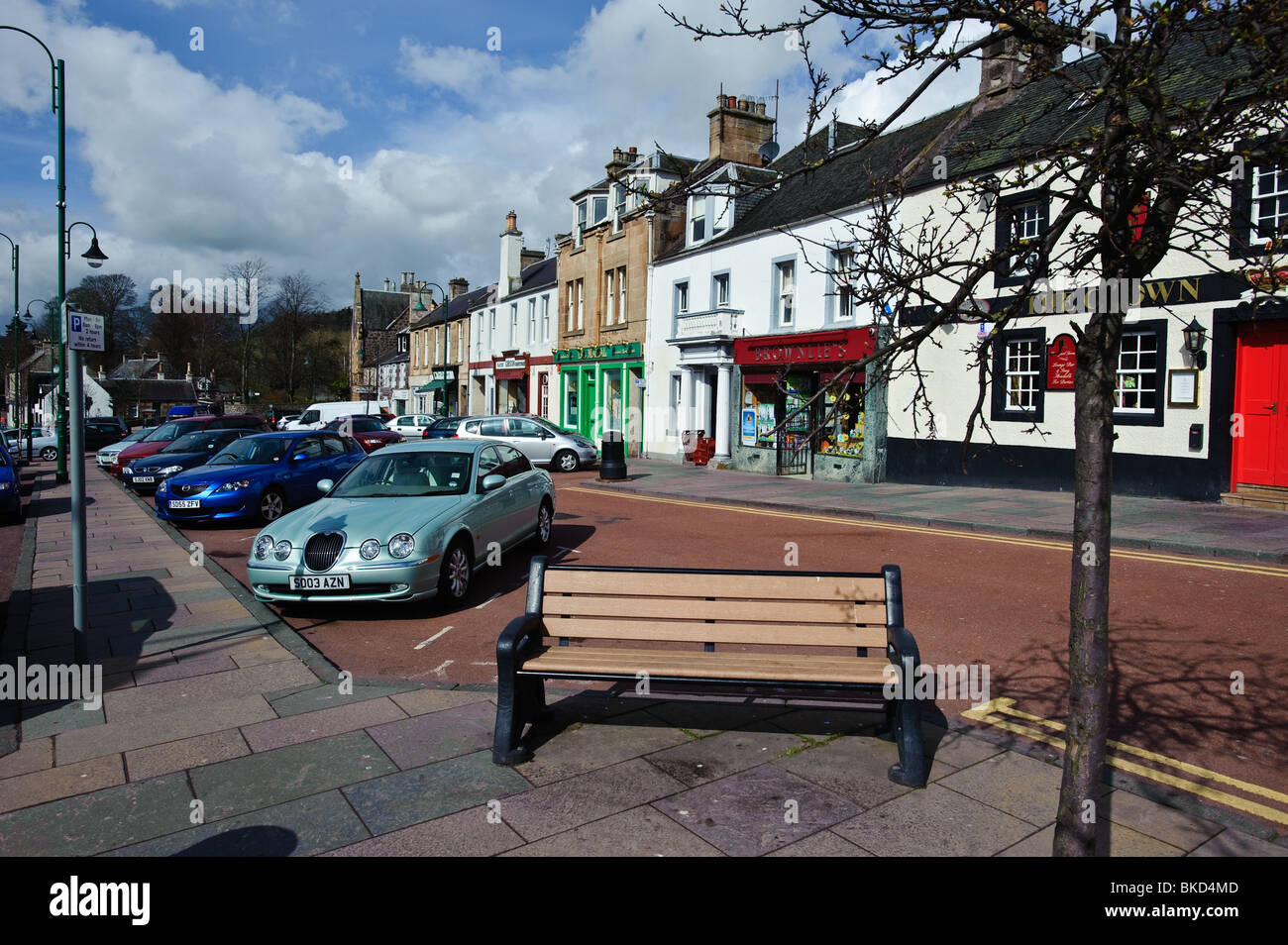 Biggar High Street , South Lanarkshire , Scotland Stock Photo Alamy