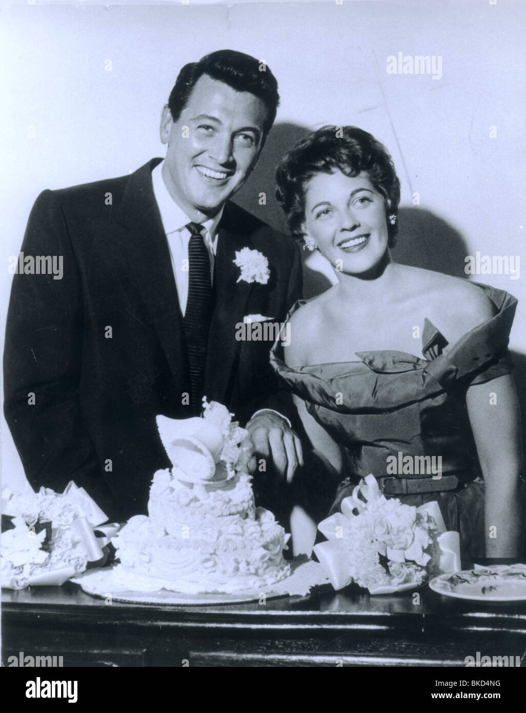 Rock hudson wife phyllis gates hires stock photography and images Alamy