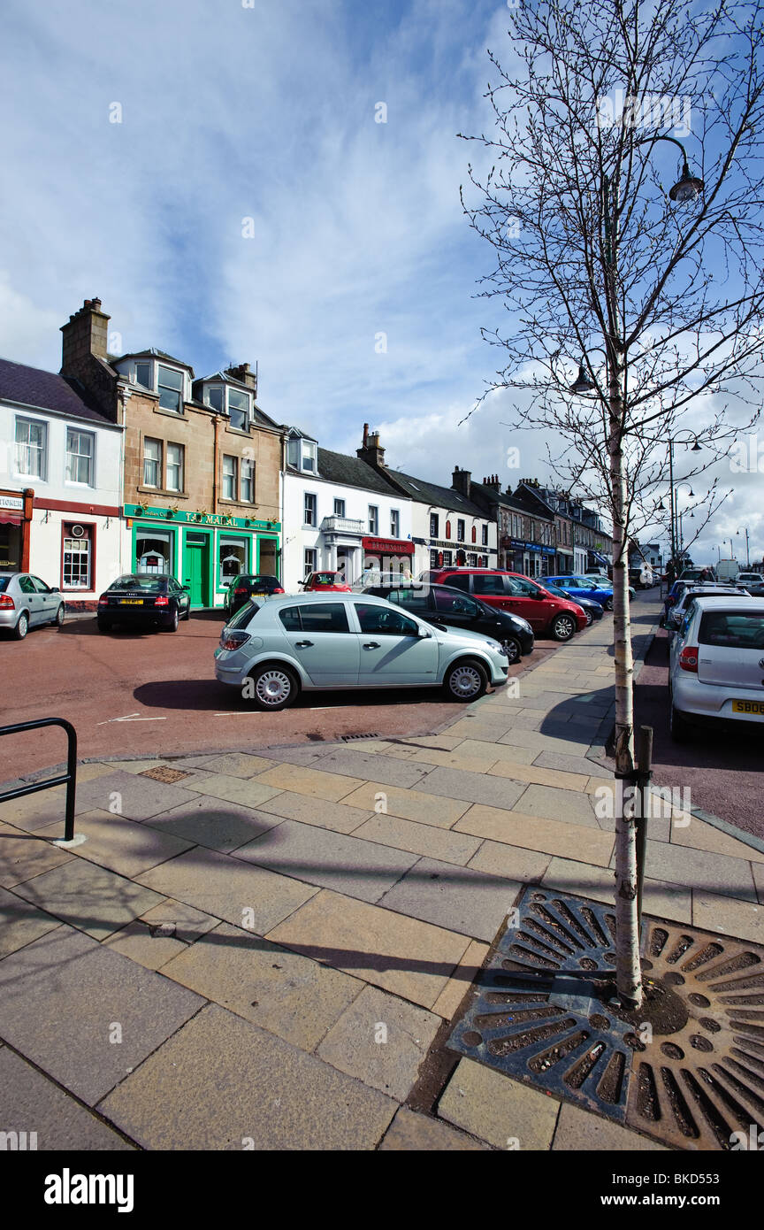 Biggar High Street , South Lanarkshire , Scotland Stock Photo Alamy