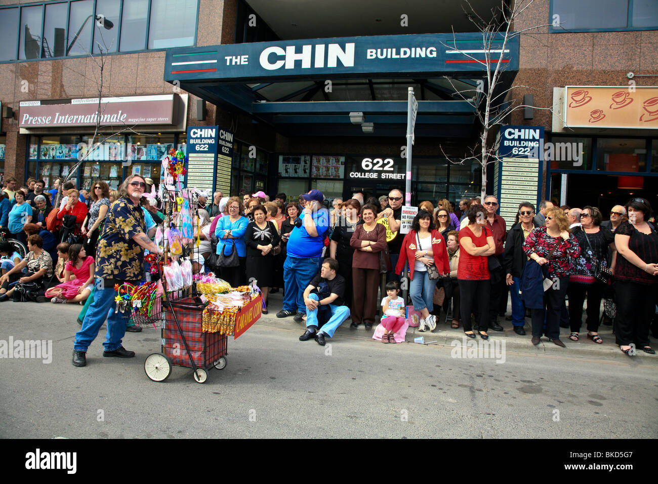 Holy Easter or Good Friday Procession Parade,' Little Italy', Toronto,Ontario,Canada,North America Stock Photo