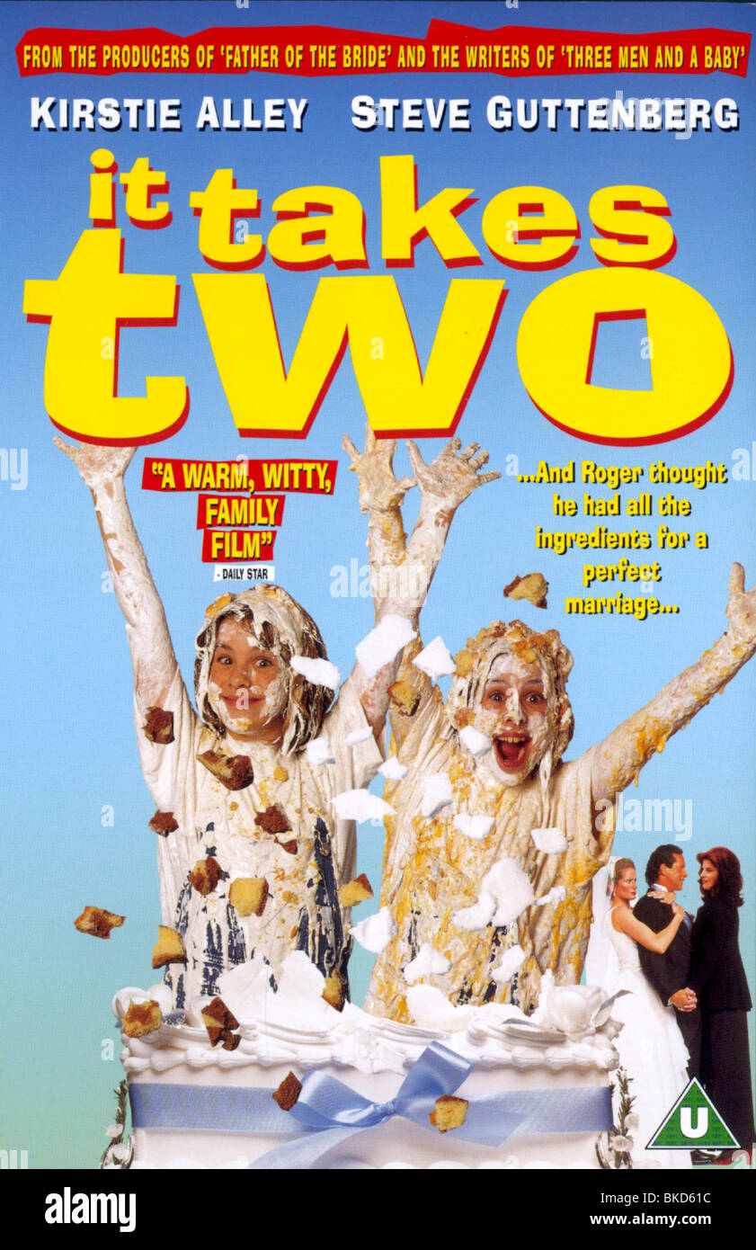 IT TAKES TWO 1995 KIRSTIE ALLEY ASHLEY OLSEN STEVE GUTTENBERG EXYU MOVIE  POSTER