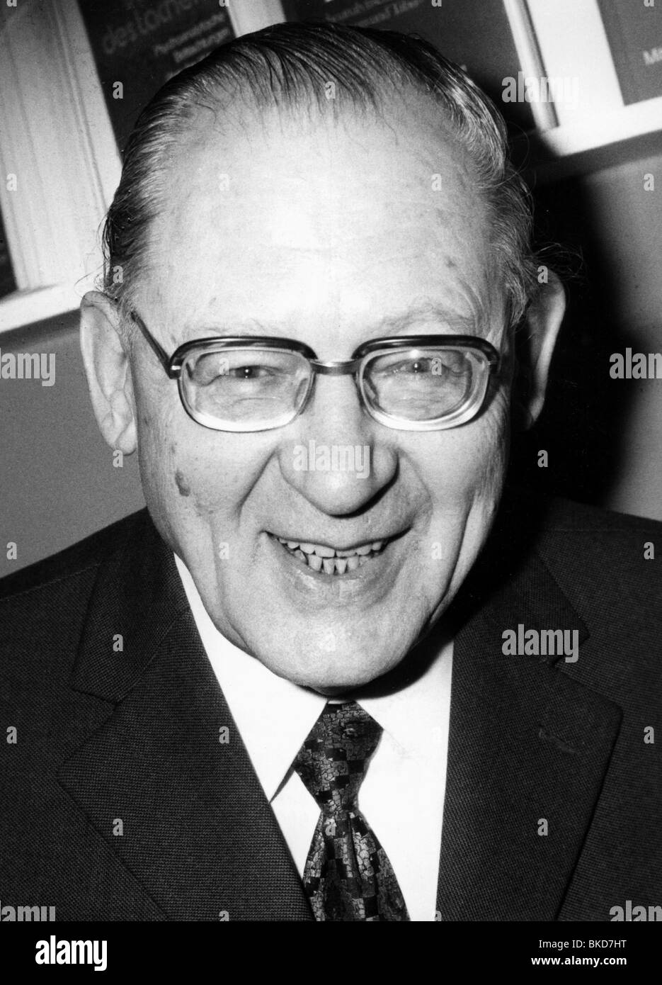 Kogon, Eugen, 2.2.1903 - 24.12.1987, German political scientist, portrait, 1970s, Stock Photo