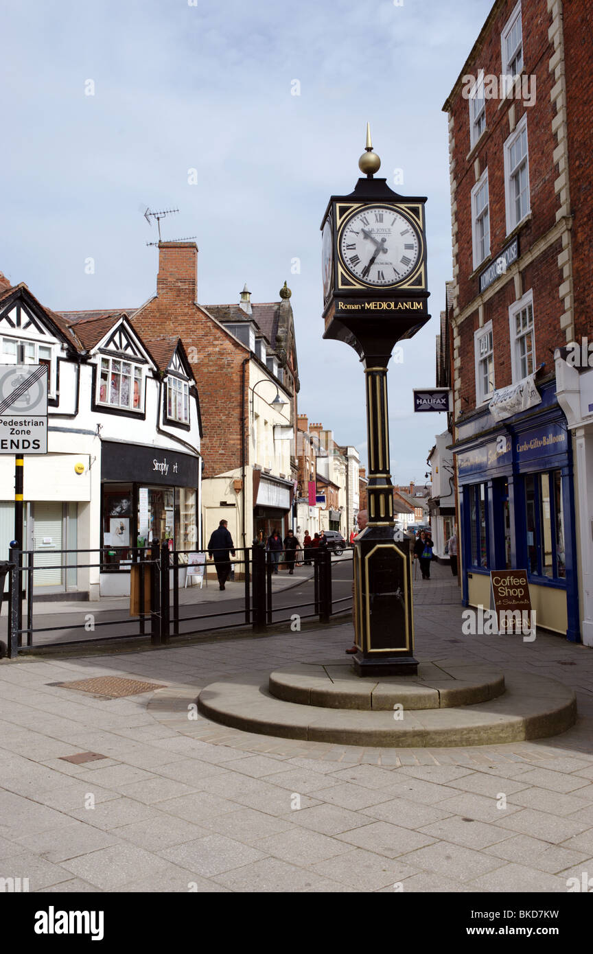 Whitchurch a market town in Shropshire, England. UK Stock Photo Alamy
