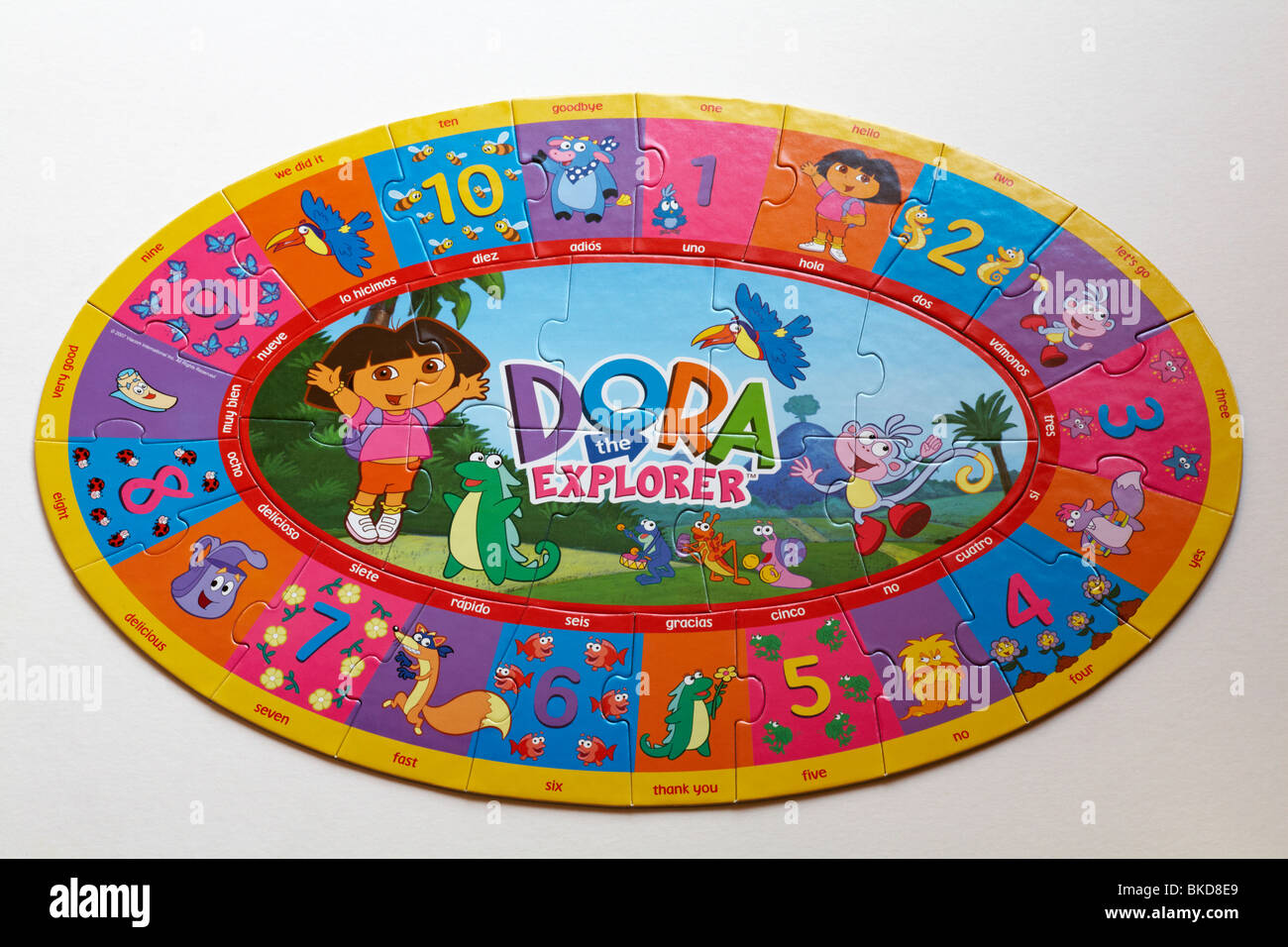 Dora the Explorer jigsaw puzzle Stock Photo