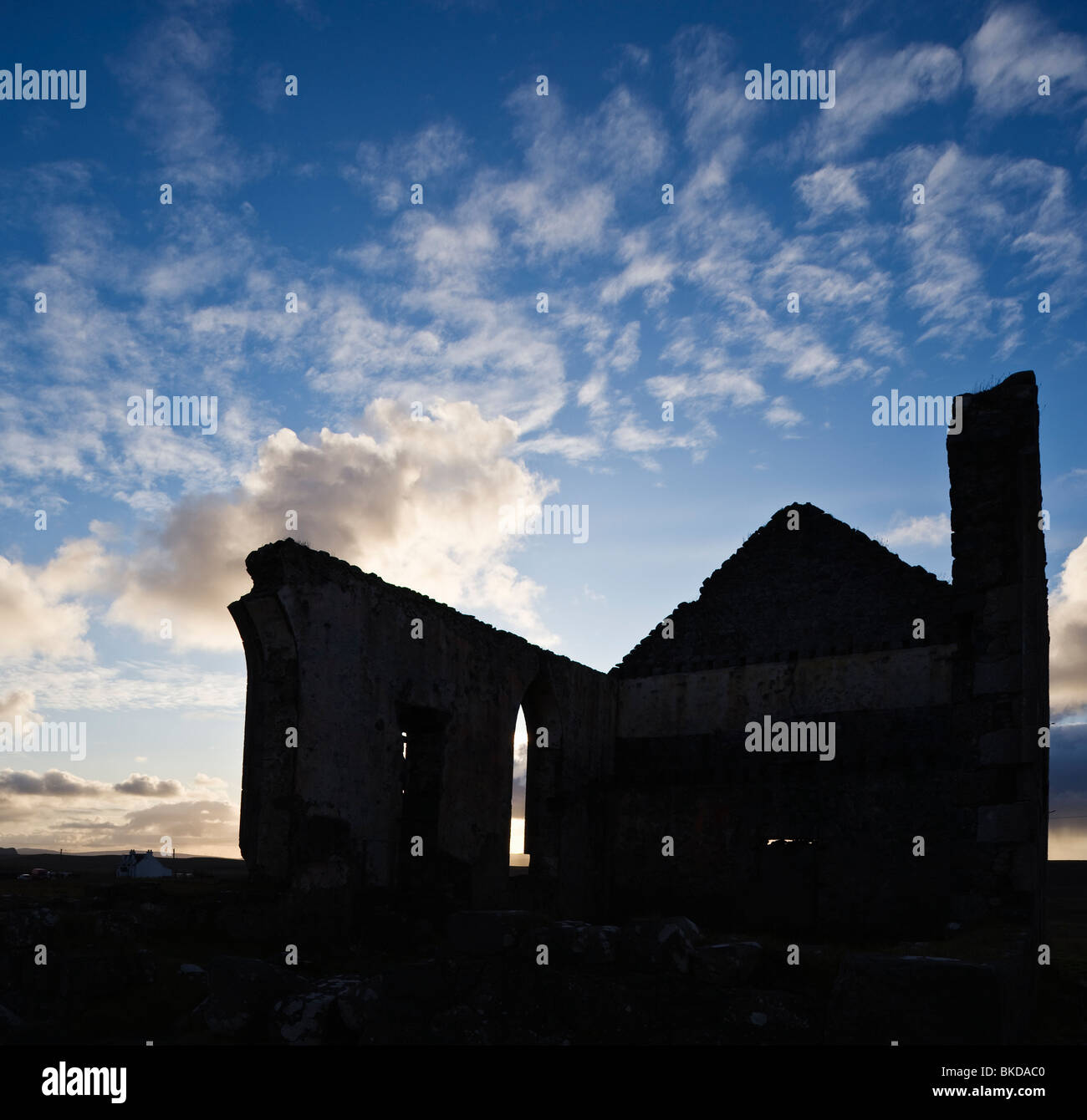 Church ruin, Kilmuir, Isle of Skye, Scotland Stock Photo Alamy