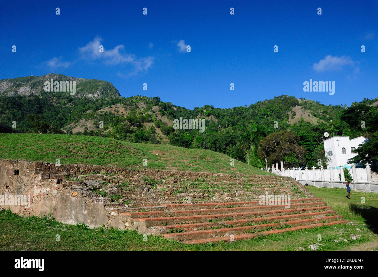 Ruins of Sans Souci Palace, Milot, Northern Haiti Stock Photo