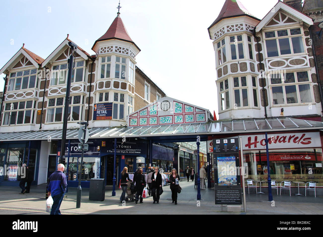 The Arcade, High Street, Bognor Regis, West Sussex, England, United Kingdom Stock Photo