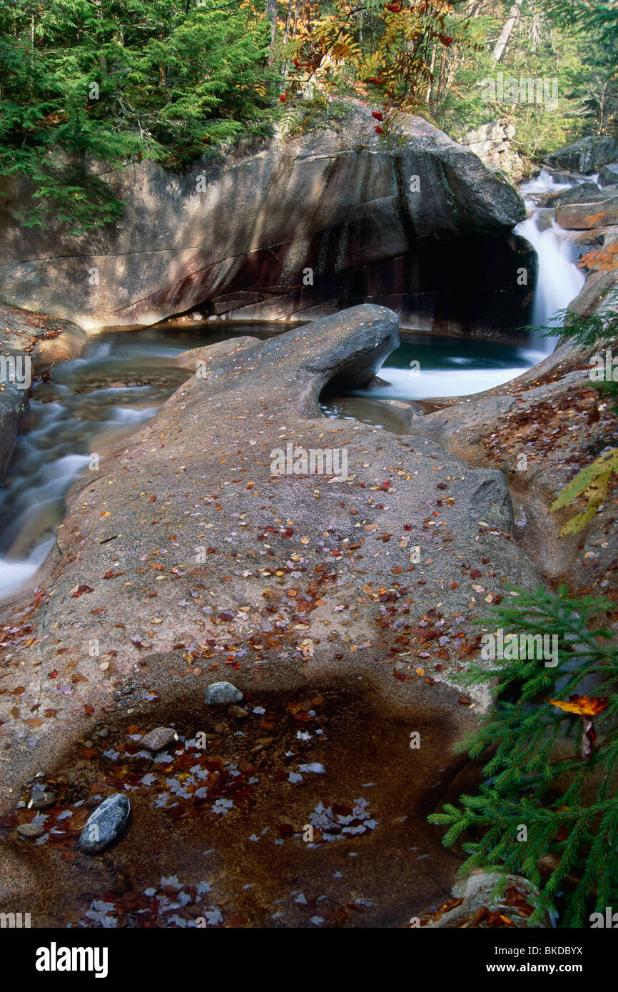 Cascading Water, The Basin, Franconia Notch State Park, New Hampshire