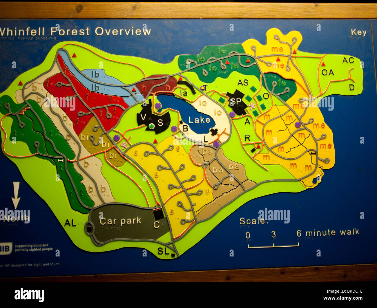 centre parcs whinfell map Centre Parcs Map Lake Distric Uk Stock Photo Alamy