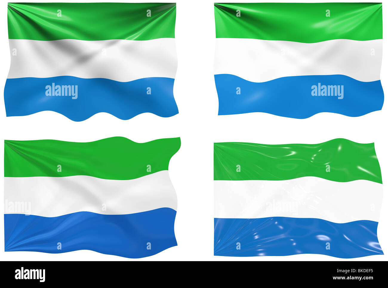Great Image of the Flag of Sierra Leone Stock Photo - Alamy