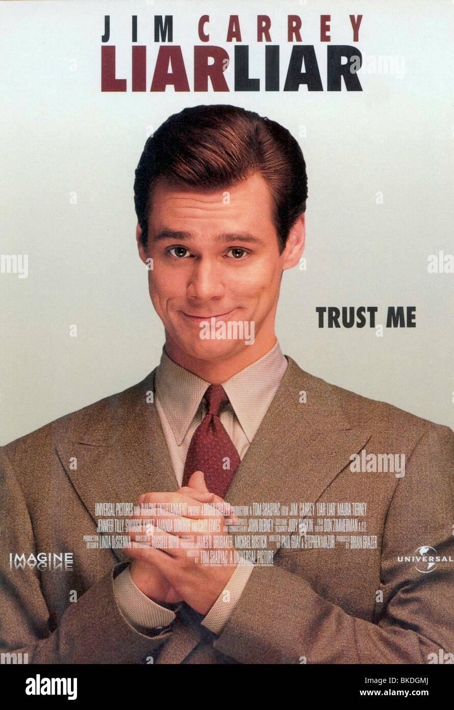 Liar Liar 1997 Poster Stock Photo Alamy Liar Liar 1997 Poster Stock Photo Alamy