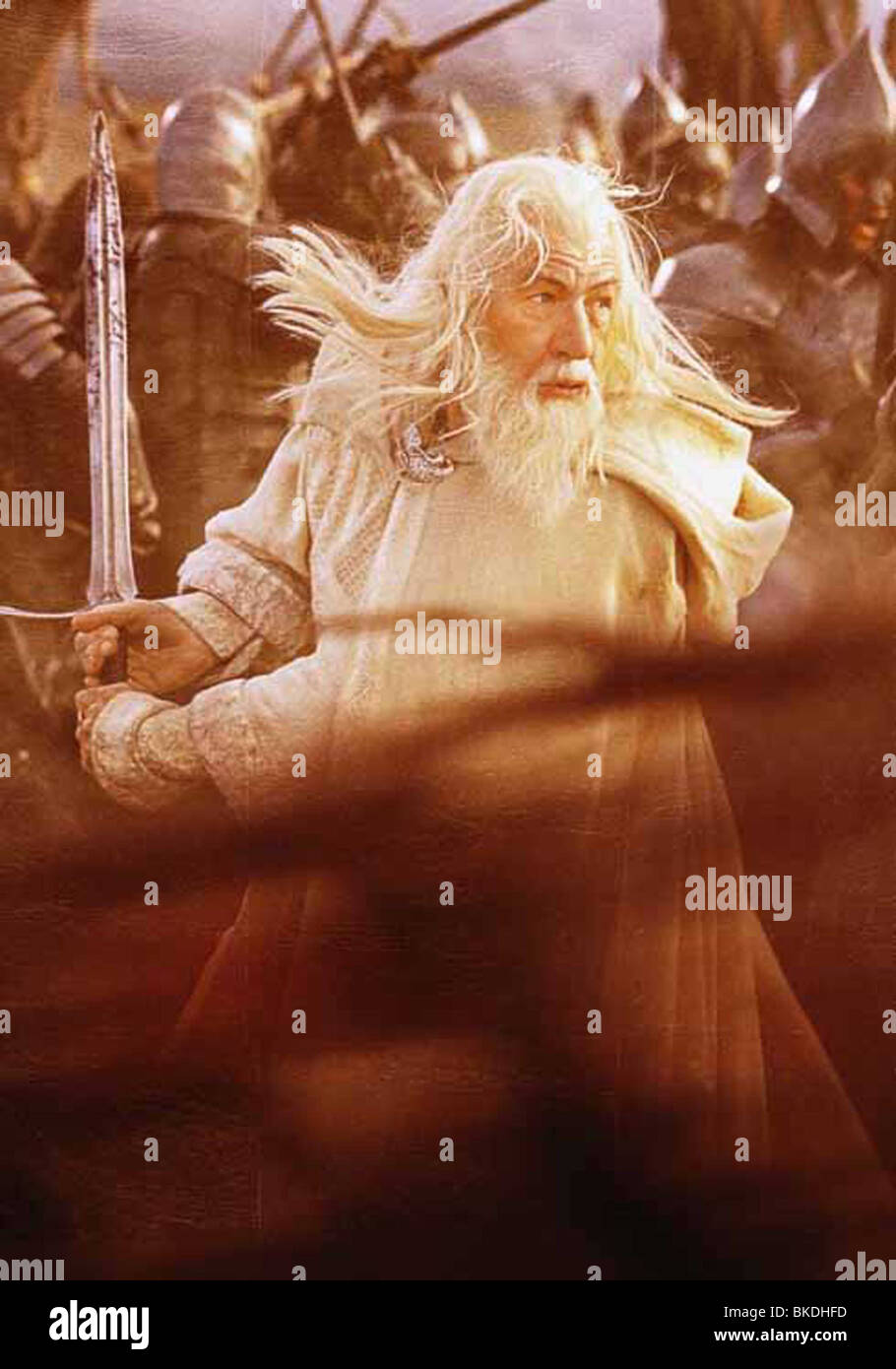THE LORD OF THE RINGS: THE RETURN OF THE KING (2003) IAN MCKELLEN, GANDALF ROTK 001-013 Stock Photo