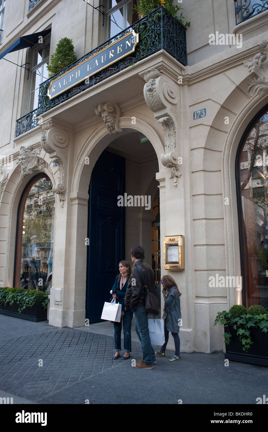 Ralph Lauren Superstore, Boulevard Saint Germain, Paris, Front Façade Stock  Photo - Alamy
