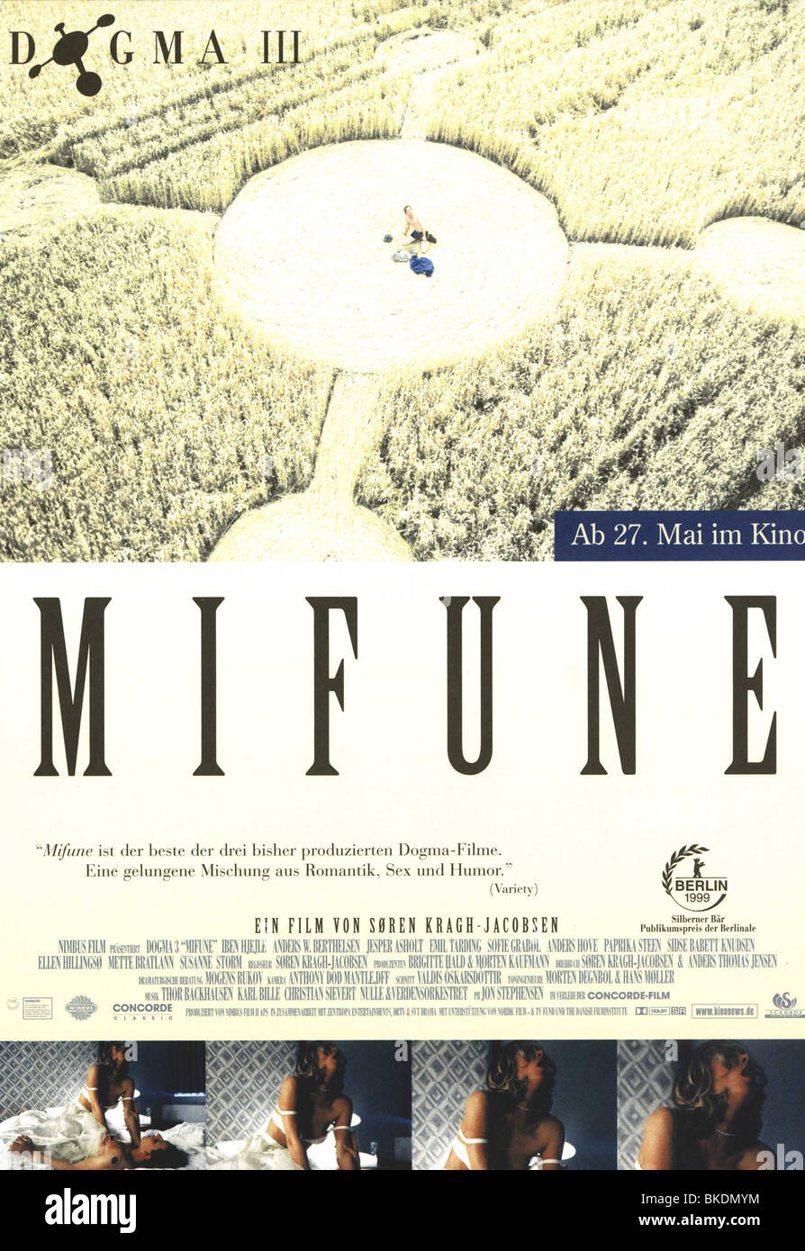 MIFUNE (1999) DOGME #3 - MIFUNES SIDSTE SANG (ALT) MIFUNE'S LAST SONG (ALT) POSTER MIFN 001PK Stock Photo